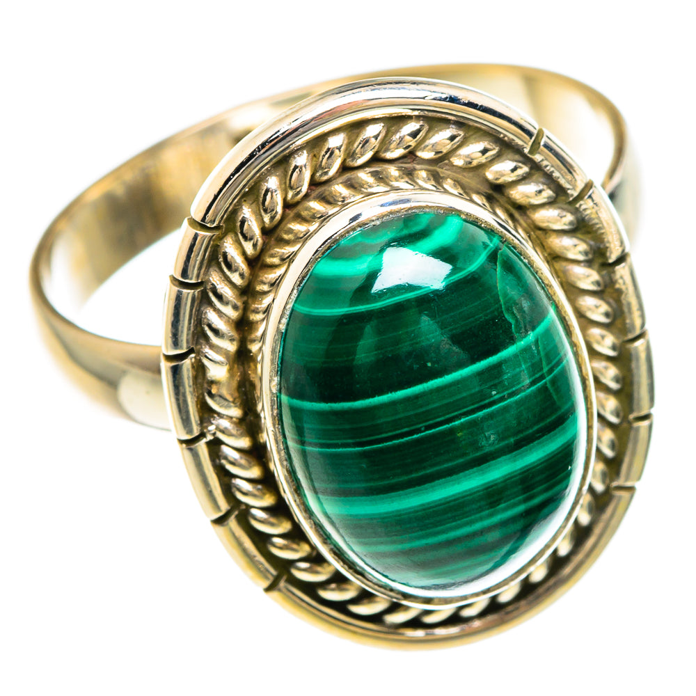 Malachite Rings handcrafted by Anasilvercos - RING83306