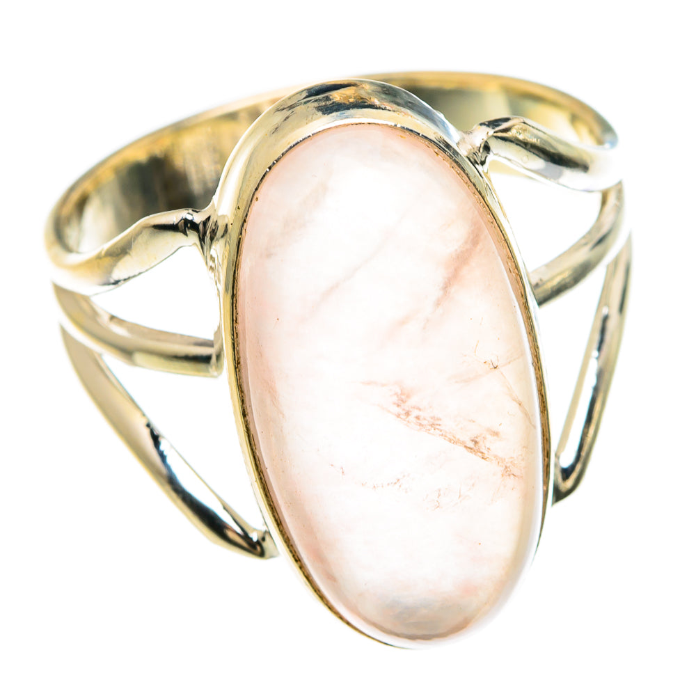 Rose Quartz Rings handcrafted by Anasilvercos - RING83319