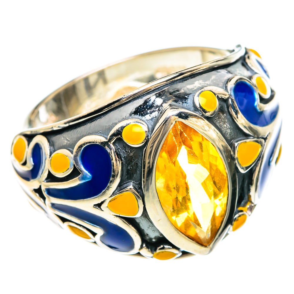 Citrine Rings handcrafted by Anasilvercos - RING83332