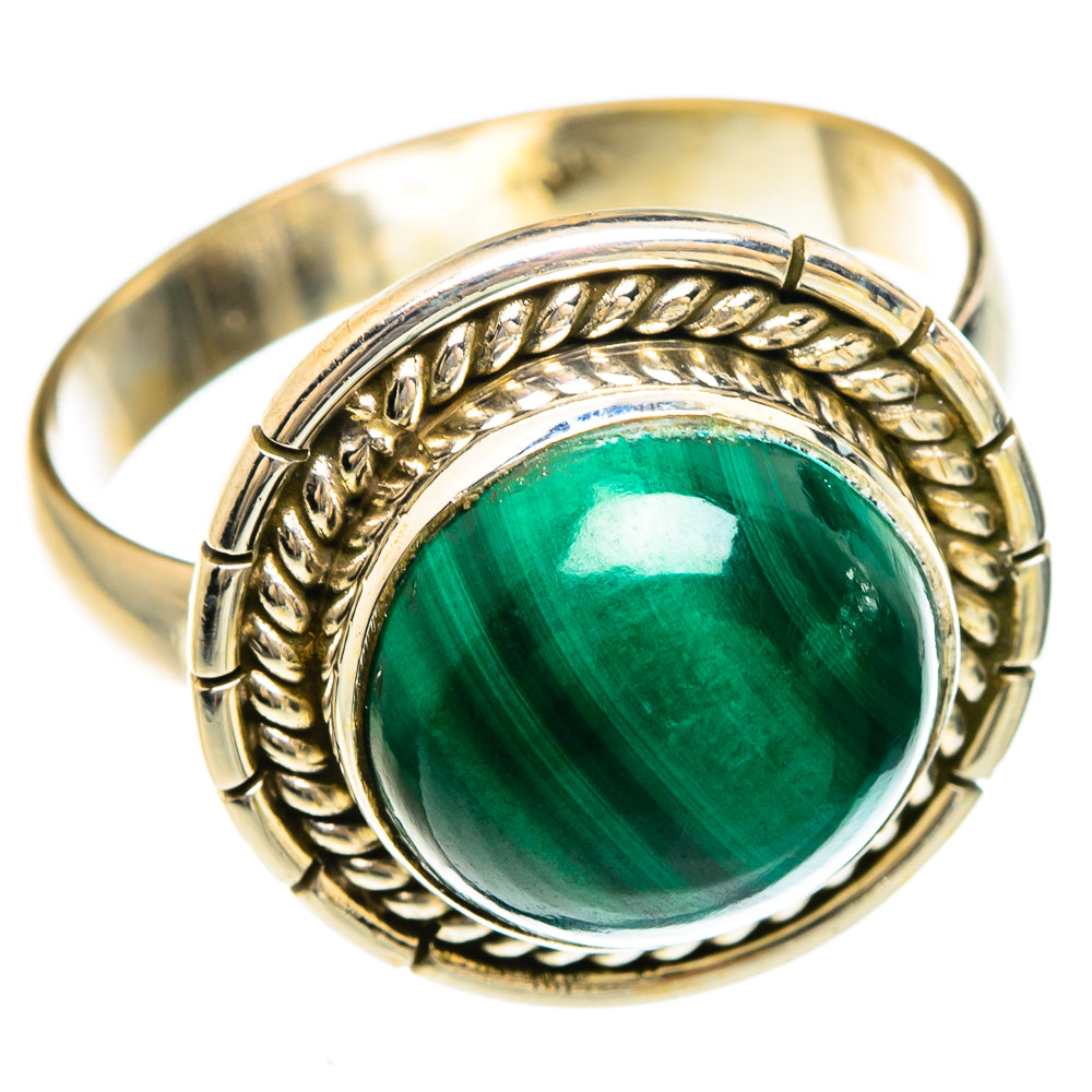 Malachite Rings handcrafted by Anasilvercos - RING83344