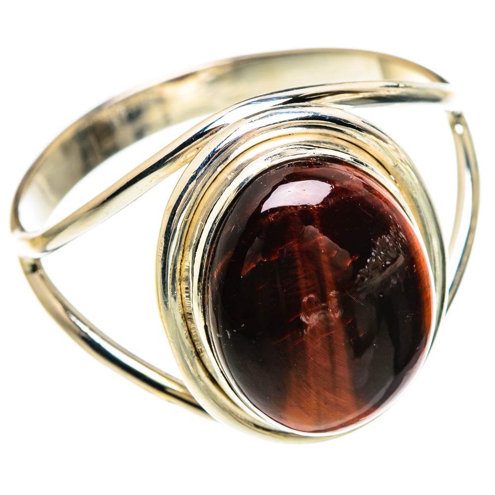 Red Tiger Eye Rings handcrafted by Anasilvercos - RING83346