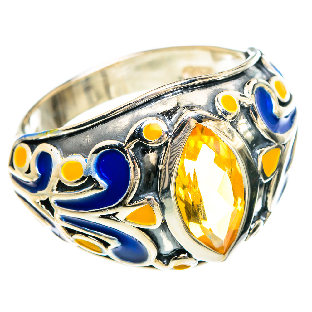 Citrine Rings handcrafted by Anasilvercos - RING83366