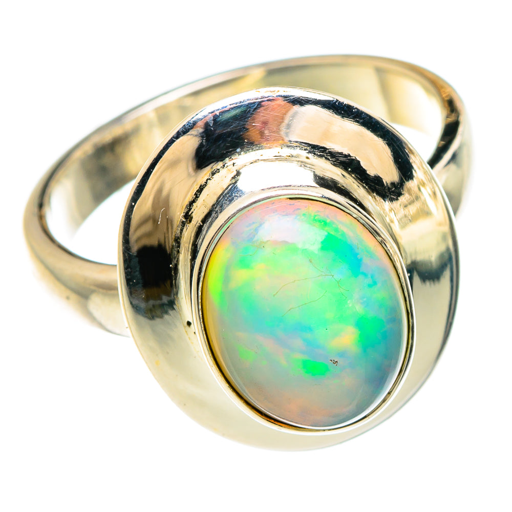 Ethiopian Opal Rings handcrafted by Anasilvercos - RING83367