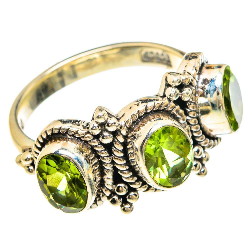 Peridot Rings handcrafted by Anasilvercos - RING83376