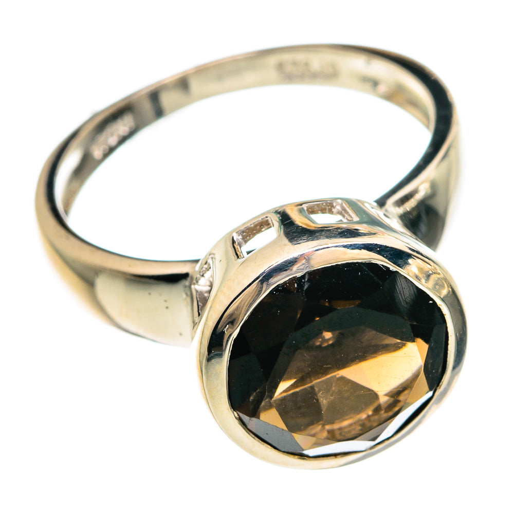 Smoky Quartz Rings handcrafted by Anasilvercos - RING83383
