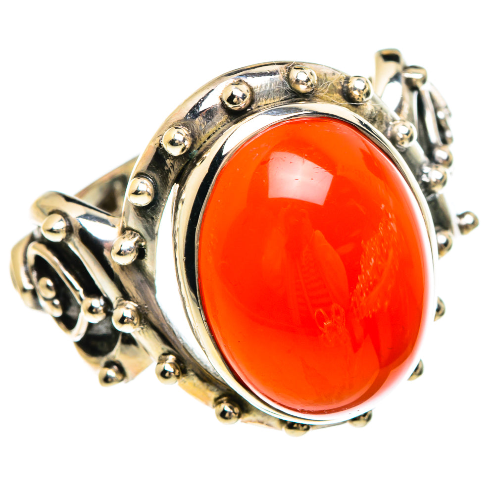 Carnelian Rings handcrafted by Anasilvercos - RING83388