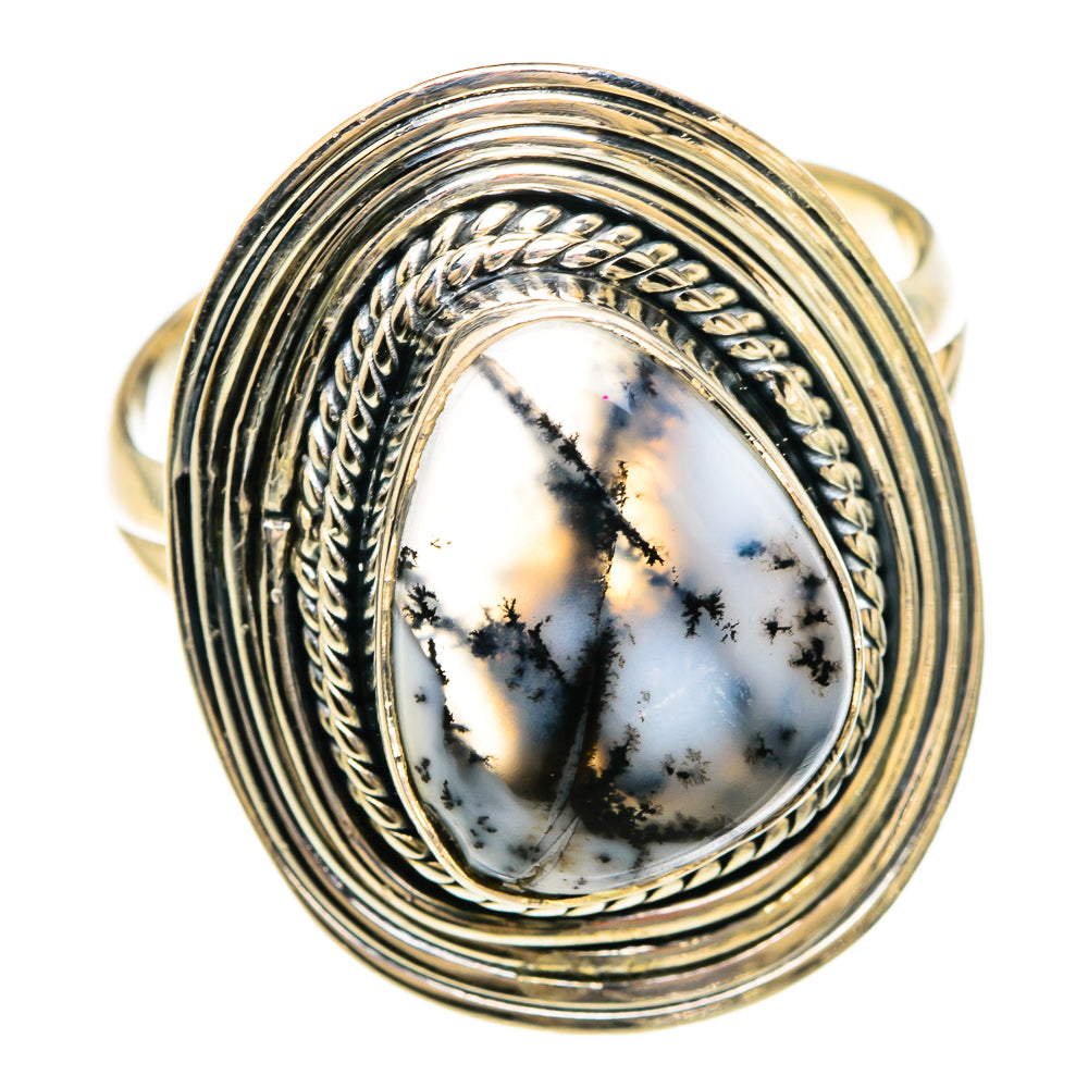 Dendritic Opal Rings handcrafted by Anasilvercos - RING83400
