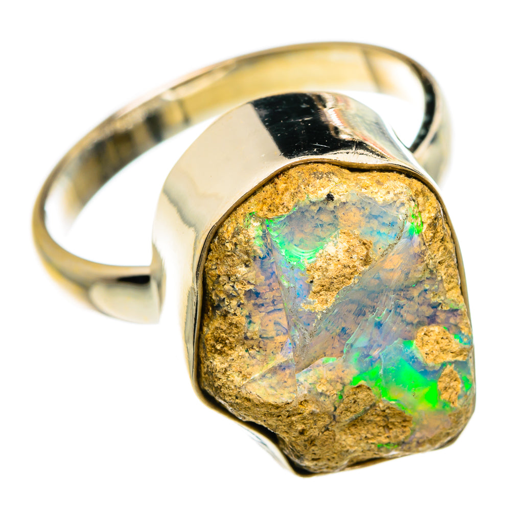 Ethiopian Opal Rings handcrafted by Anasilvercos - RING83401