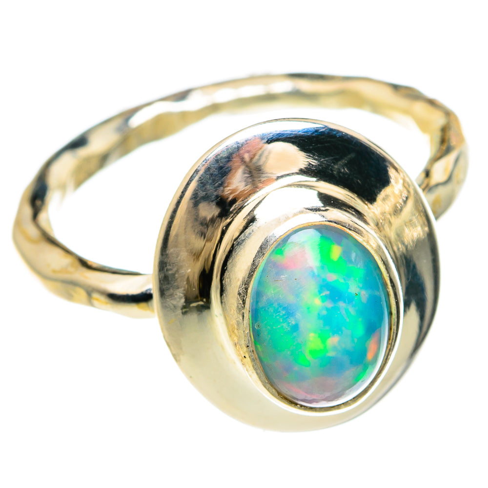 Ethiopian Opal Rings handcrafted by Anasilvercos - RING83402