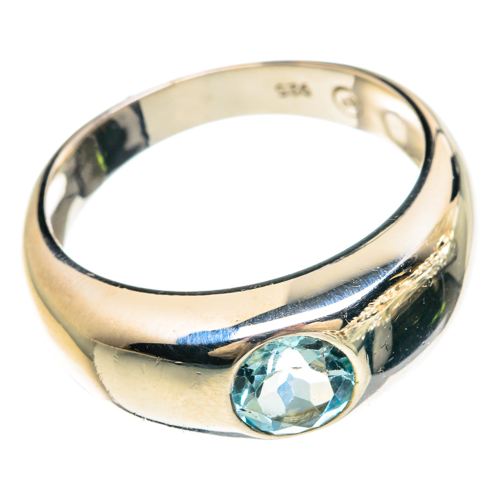 Blue Topaz Rings handcrafted by Anasilvercos - RING83409