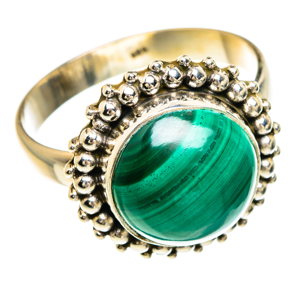 Malachite Rings handcrafted by Anasilvercos - RING83417