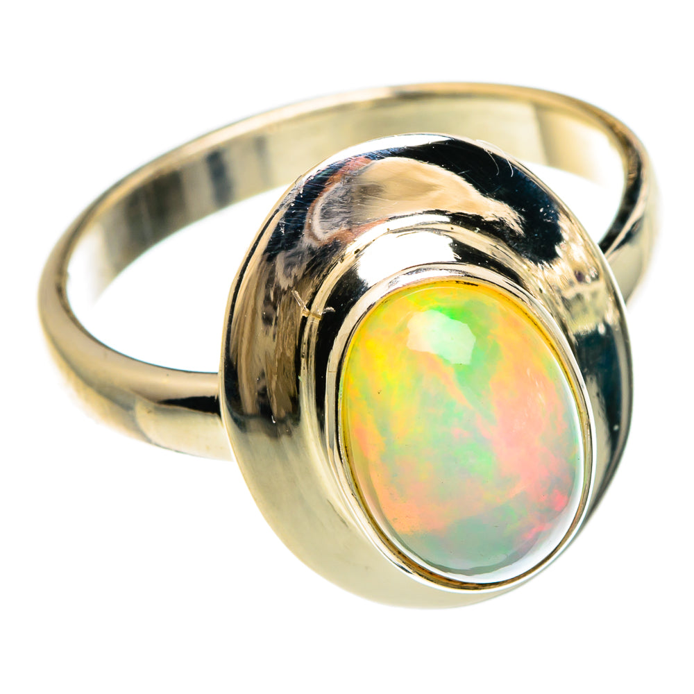 Ethiopian Opal Rings handcrafted by Anasilvercos - RING83441