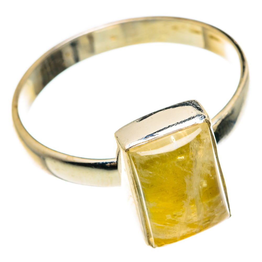 Yellow Moonstone Rings handcrafted by Anasilvercos - RING83444