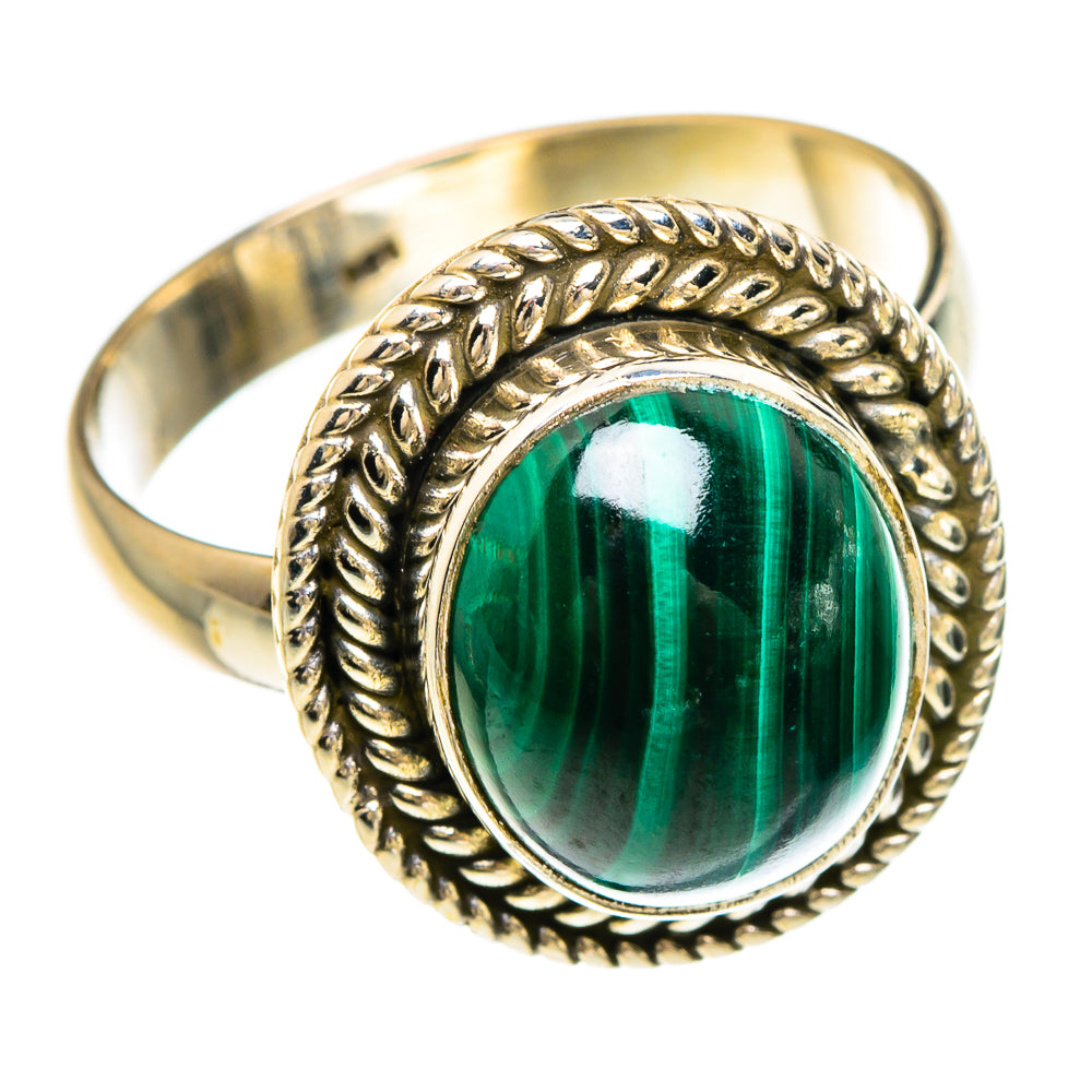 Malachite Rings handcrafted by Anasilvercos - RING83455