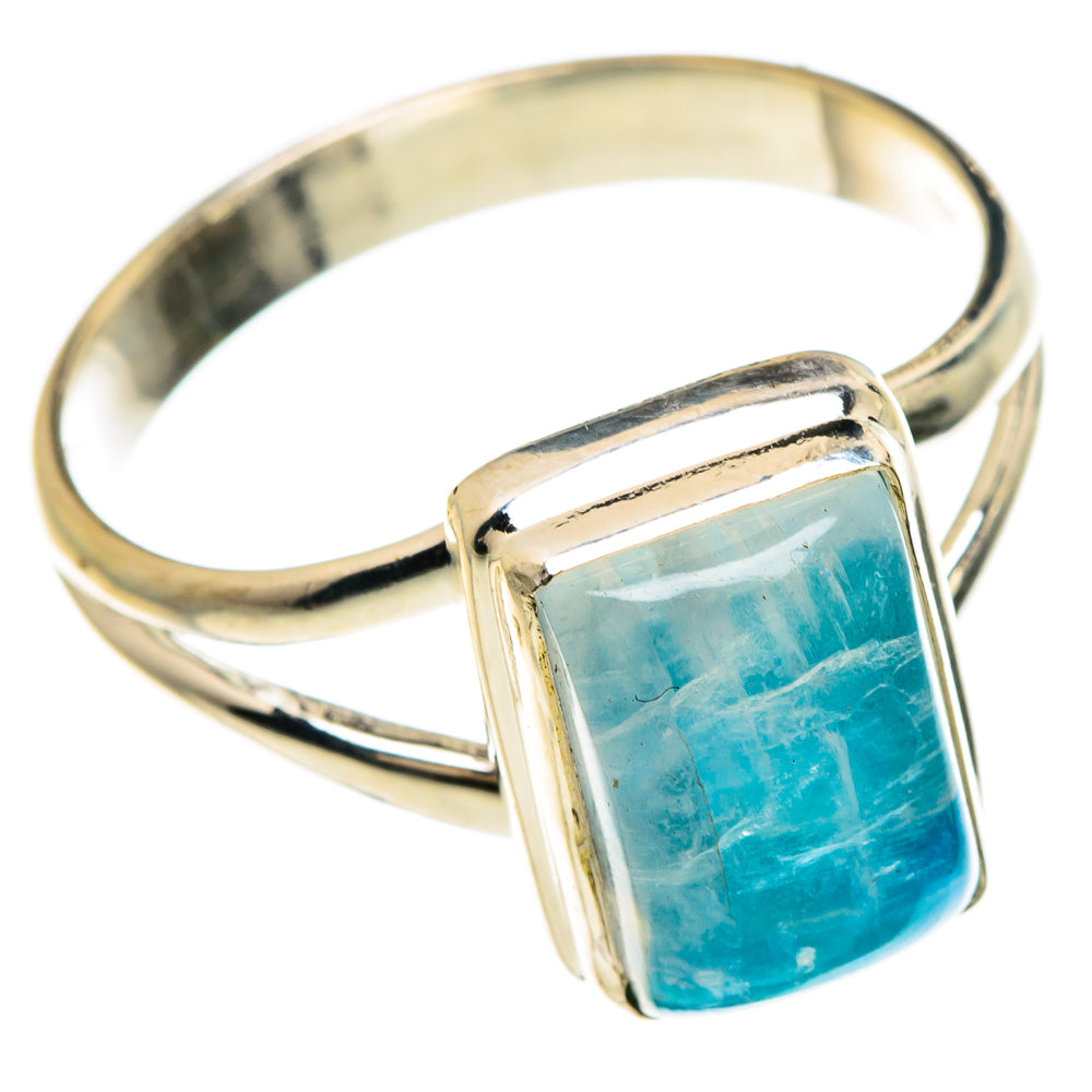 Rainbow Moonstone Rings handcrafted by Anasilvercos - RING83457