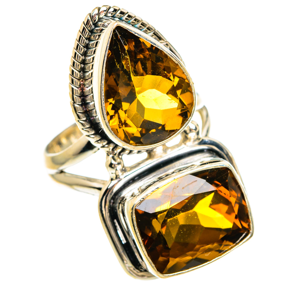 Mandarin Citrine Rings handcrafted by Anasilvercos - RING83461