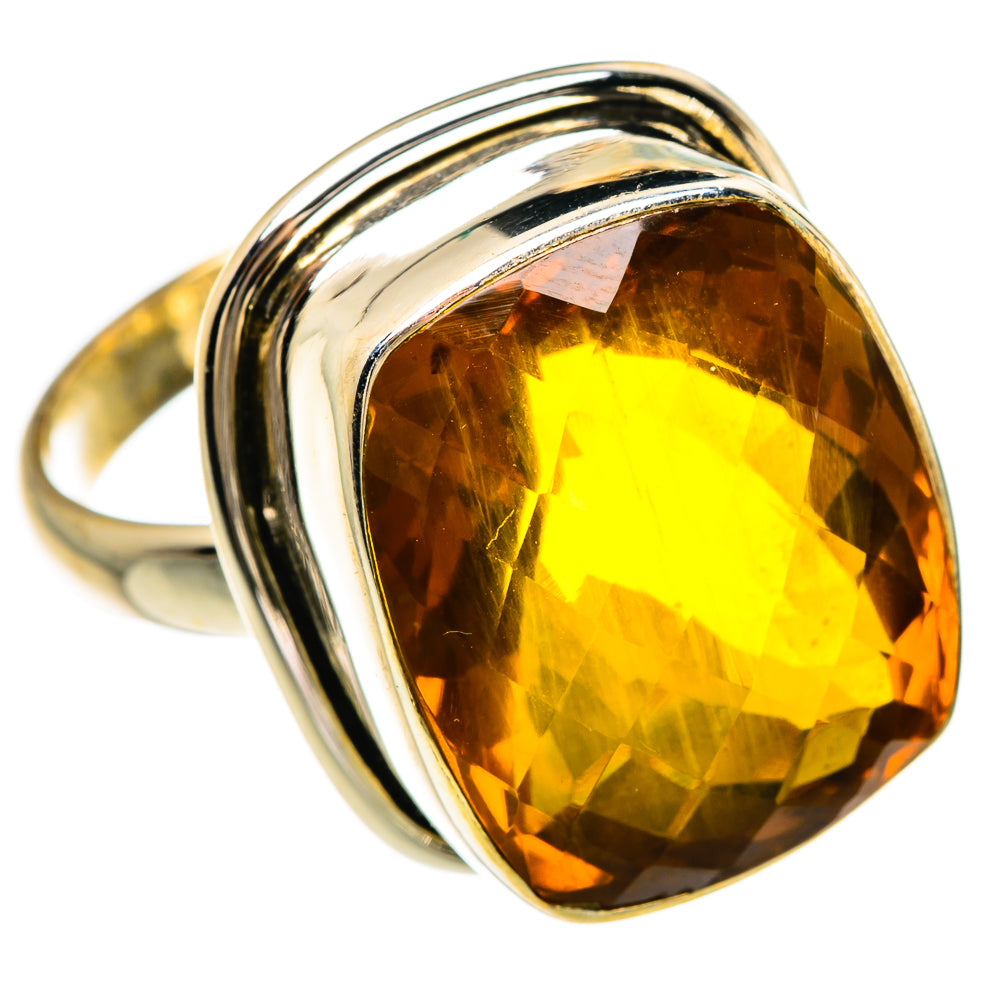 Mandarin Citrine Rings handcrafted by Anasilvercos - RING83462