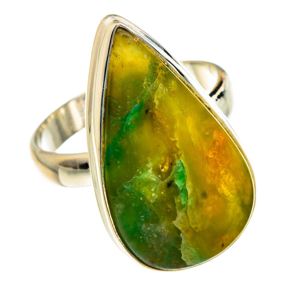 Peruvian Opal Rings handcrafted by Anasilvercos - RING83477