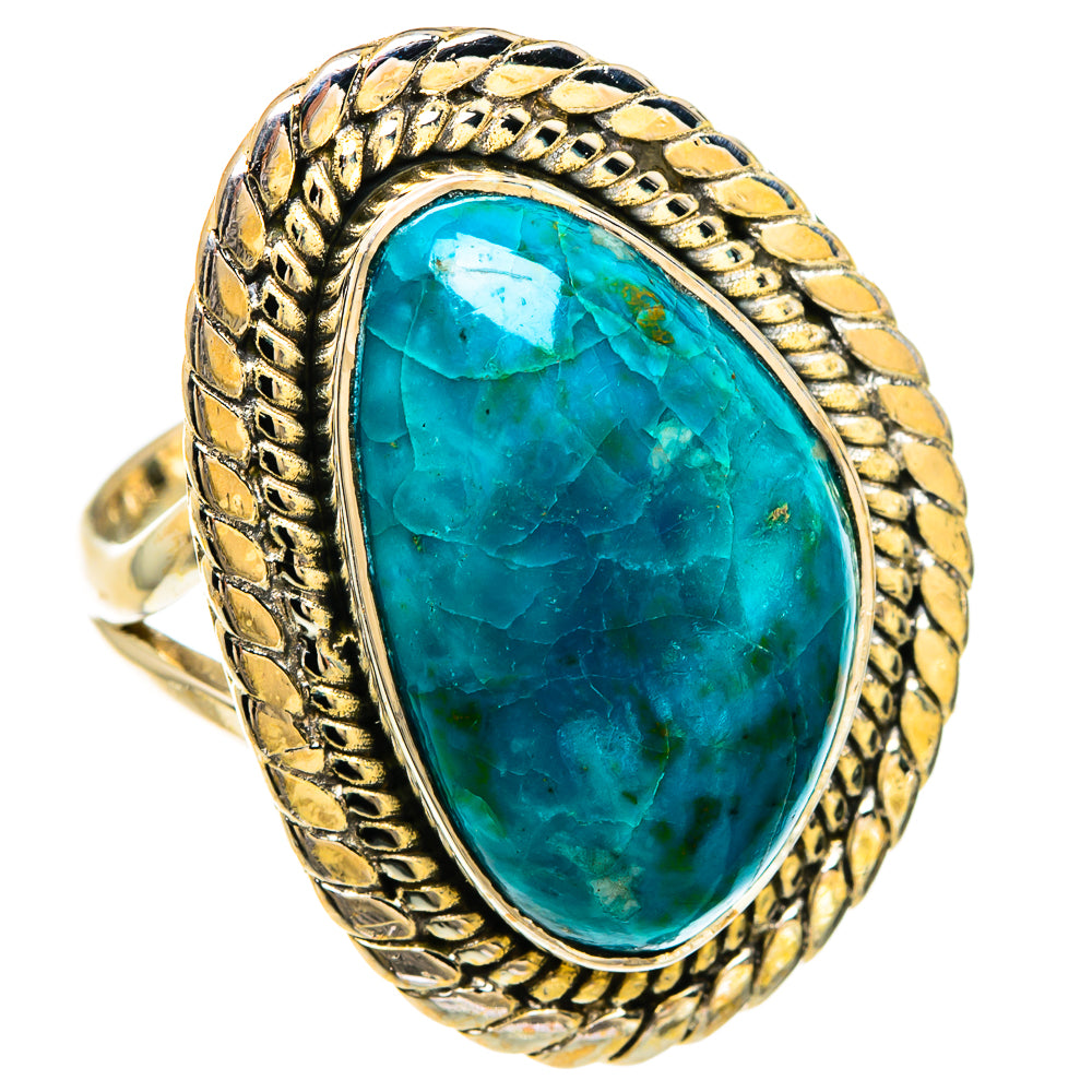 Chrysocolla Rings handcrafted by Anasilvercos - RING83488