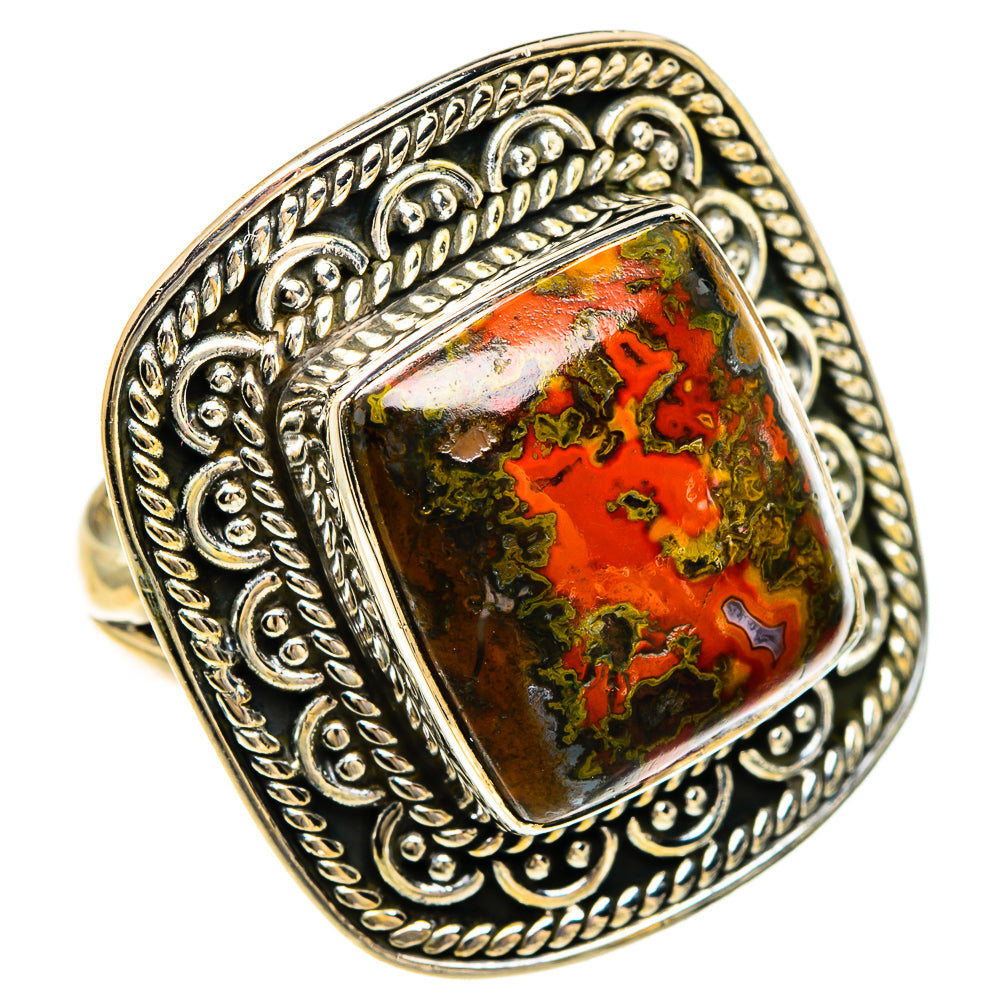 Moroccan Agate Rings handcrafted by Anasilvercos - RING83498