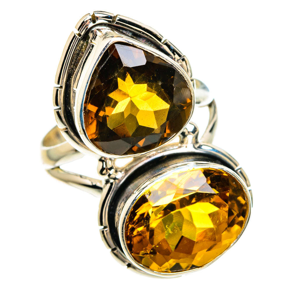 Mandarin Citrine Rings handcrafted by Anasilvercos - RING83504