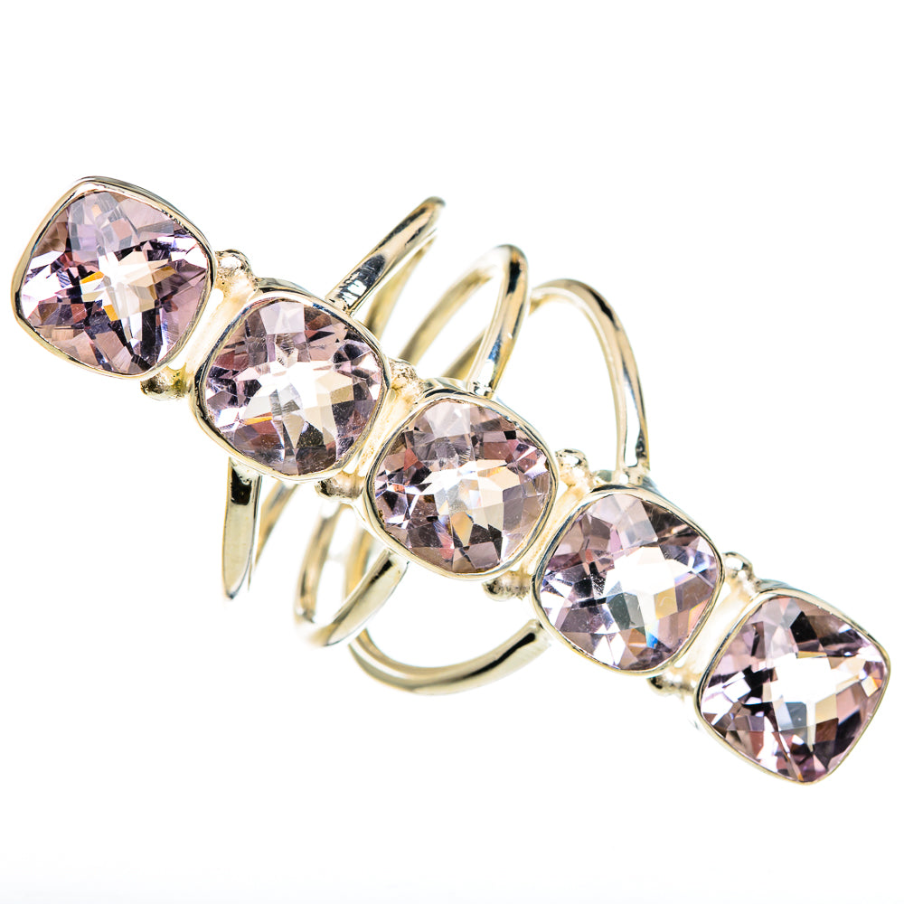 Kunzite Rings handcrafted by Anasilvercos - RING83506