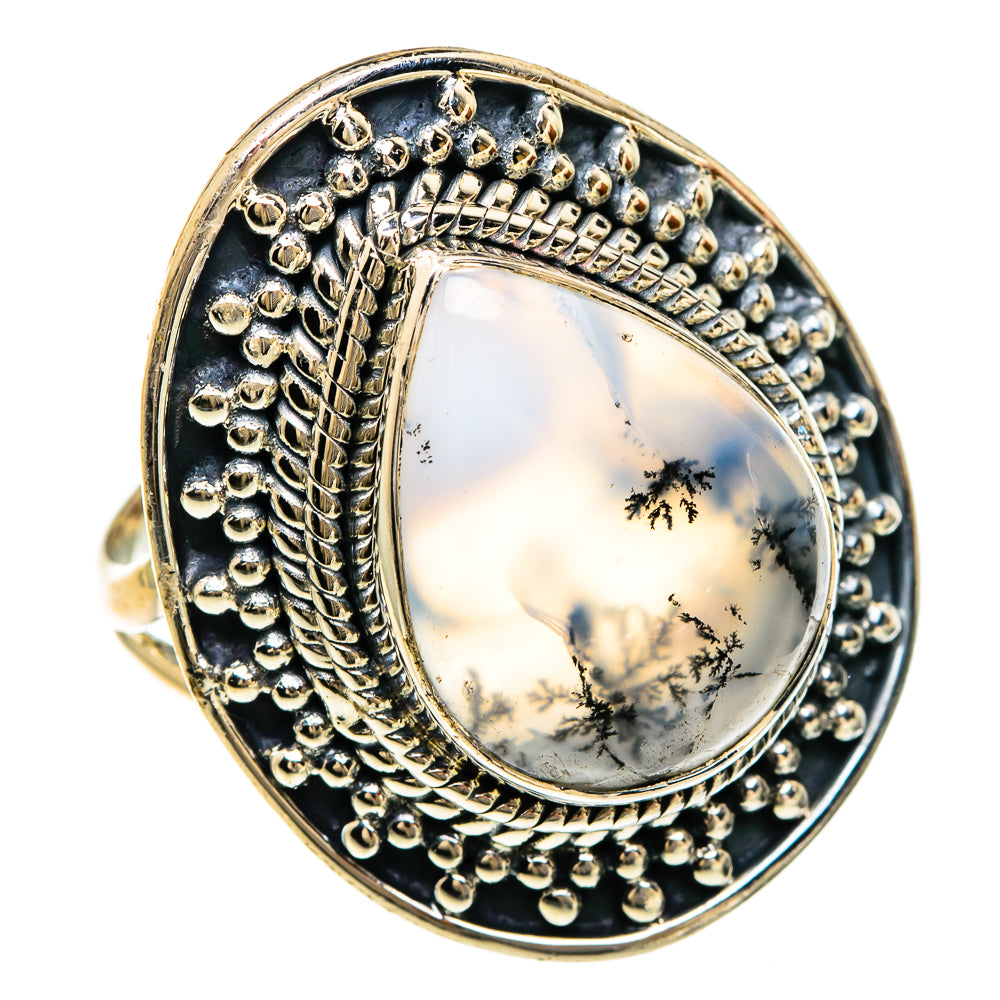 Dendritic Opal Rings handcrafted by Anasilvercos - RING83514