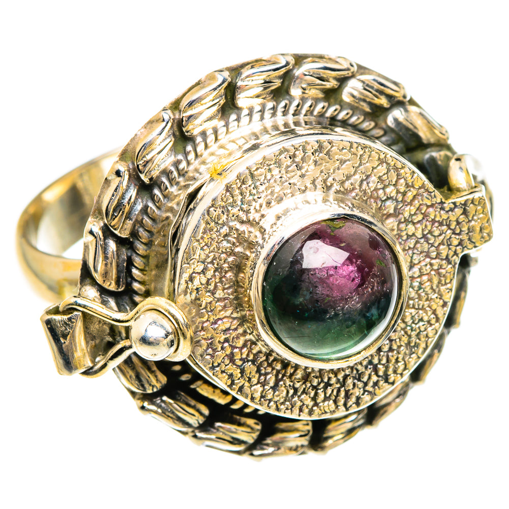Watermelon Tourmaline Rings handcrafted by Anasilvercos - RING83517