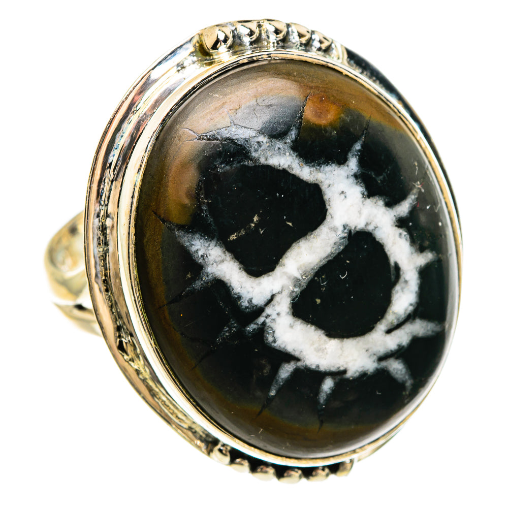 Septarian Geode Rings handcrafted by Anasilvercos - RING83538 - Photo 2