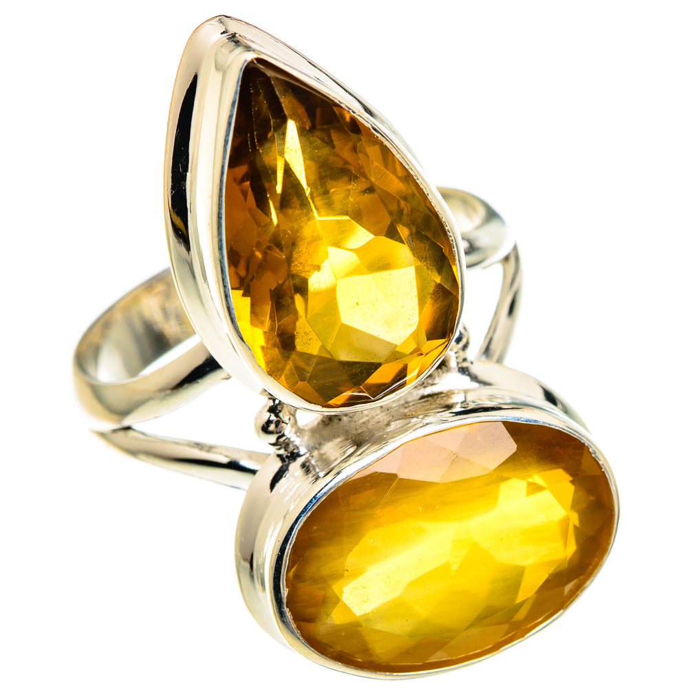 Mandarin Citrine Rings handcrafted by Anasilvercos - RING83539
