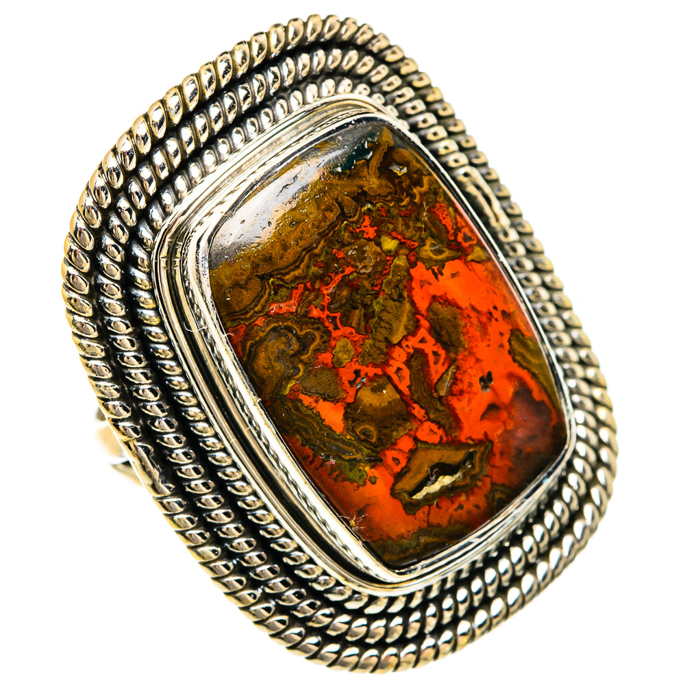 Moroccan Agate Rings handcrafted by Anasilvercos - RING83540