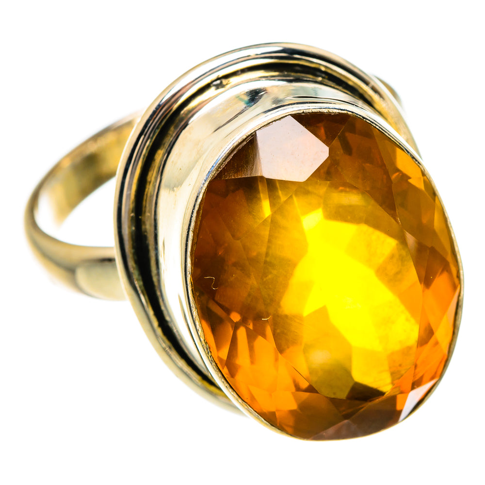 Mandarin Citrine Rings handcrafted by Anasilvercos - RING83541