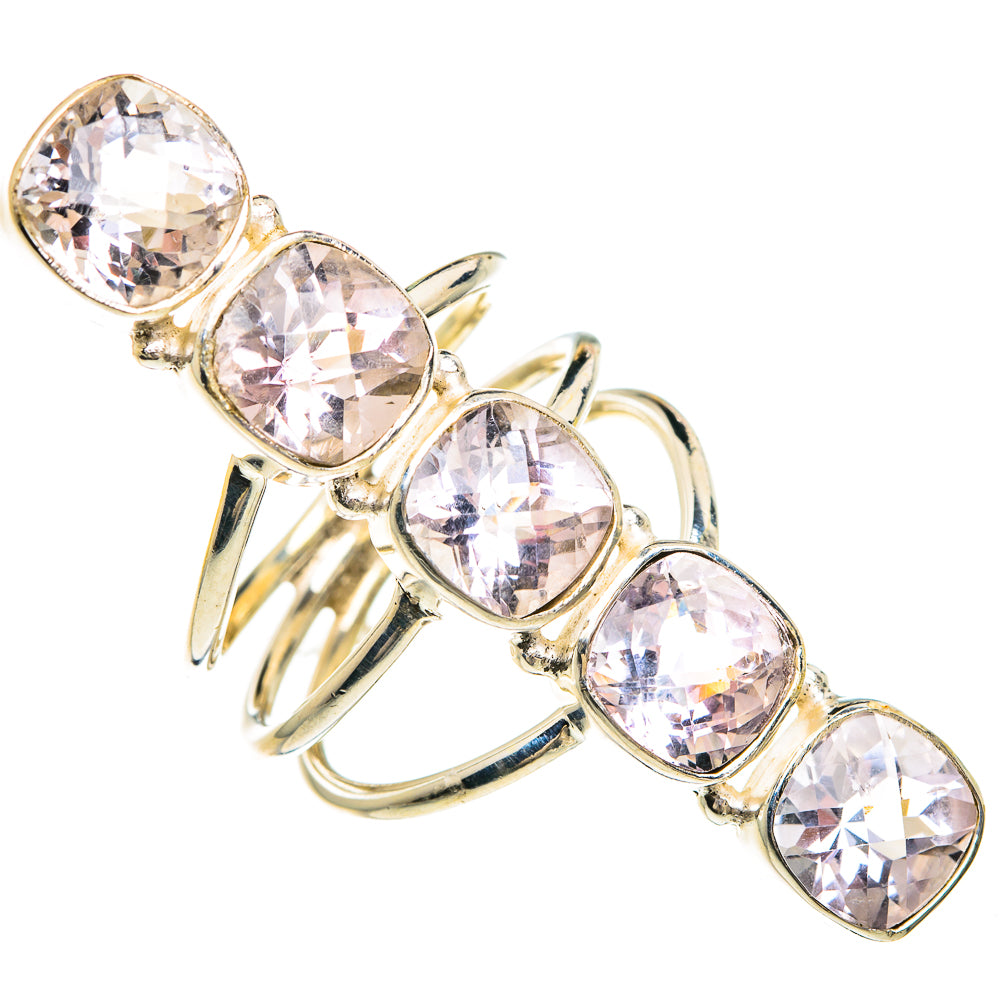 Kunzite Rings handcrafted by Anasilvercos - RING83545