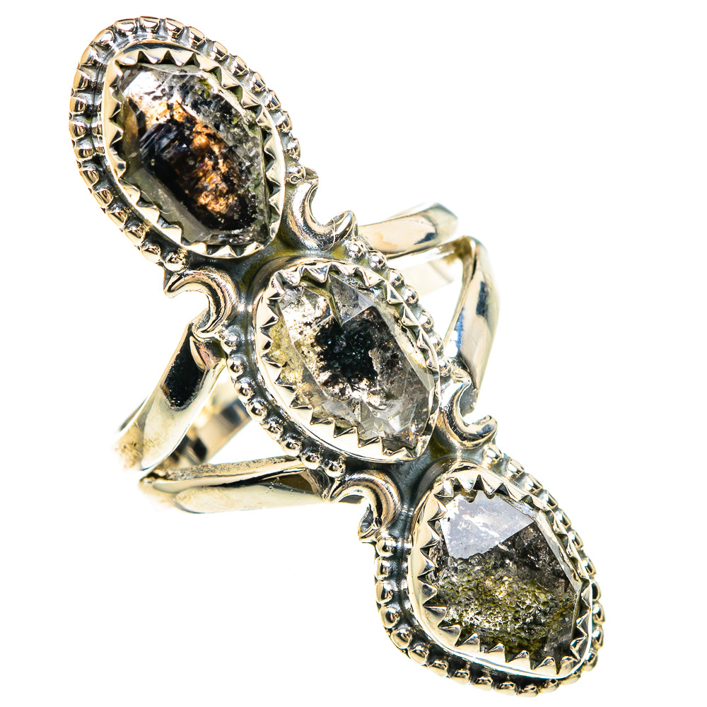 Herkimer Diamond Rings handcrafted by Anasilvercos - RING83546