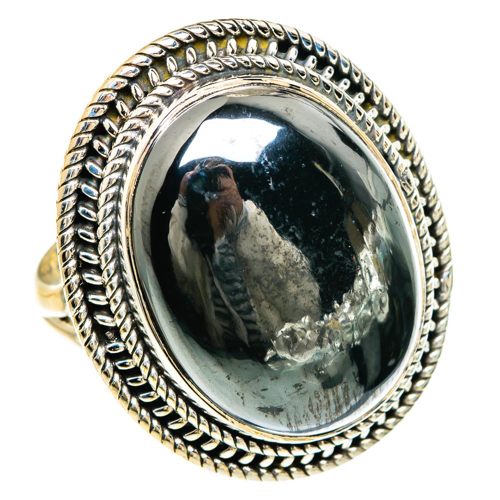 Hematite Rings handcrafted by Anasilvercos - RING83554