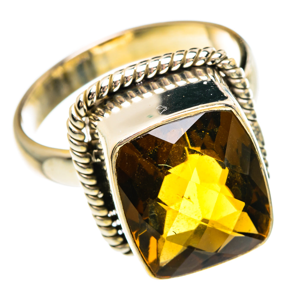 Mandarin Citrine Rings handcrafted by Anasilvercos - RING83569