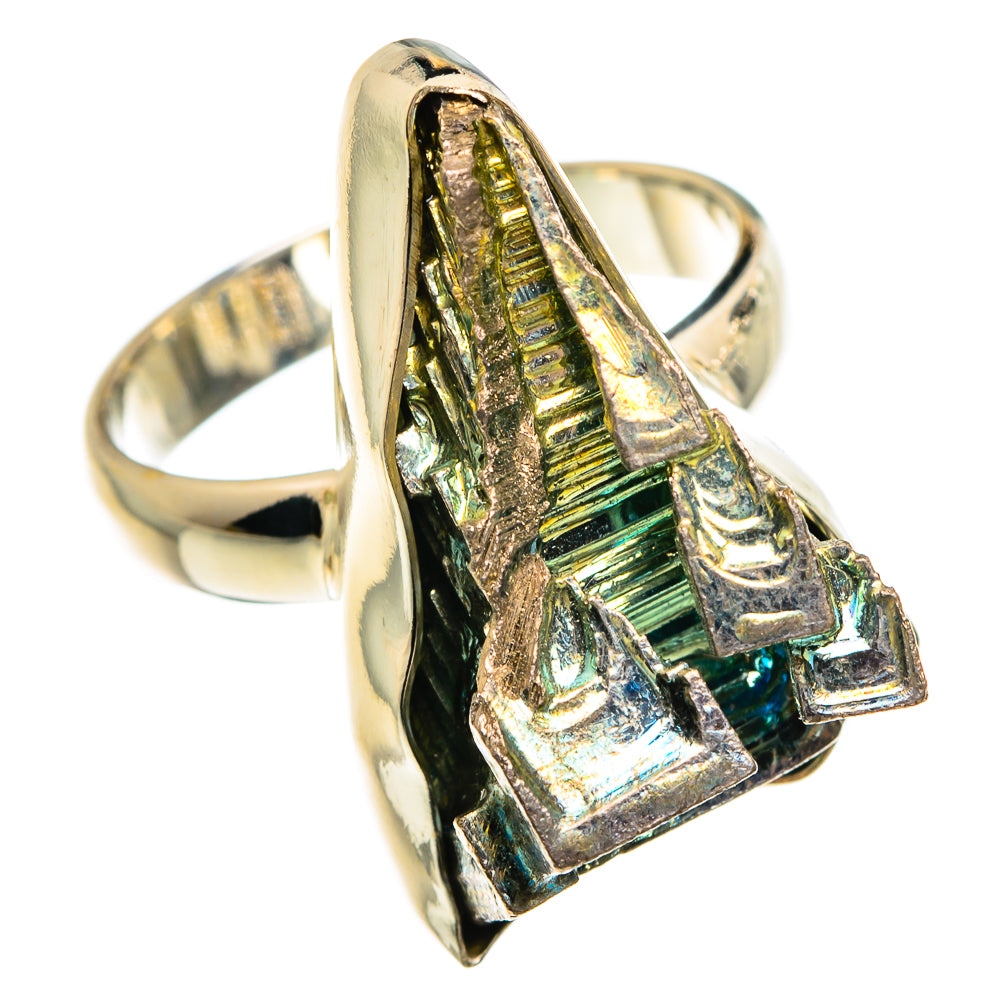 Bismuth Crystal Rings handcrafted by Anasilvercos - RING83595