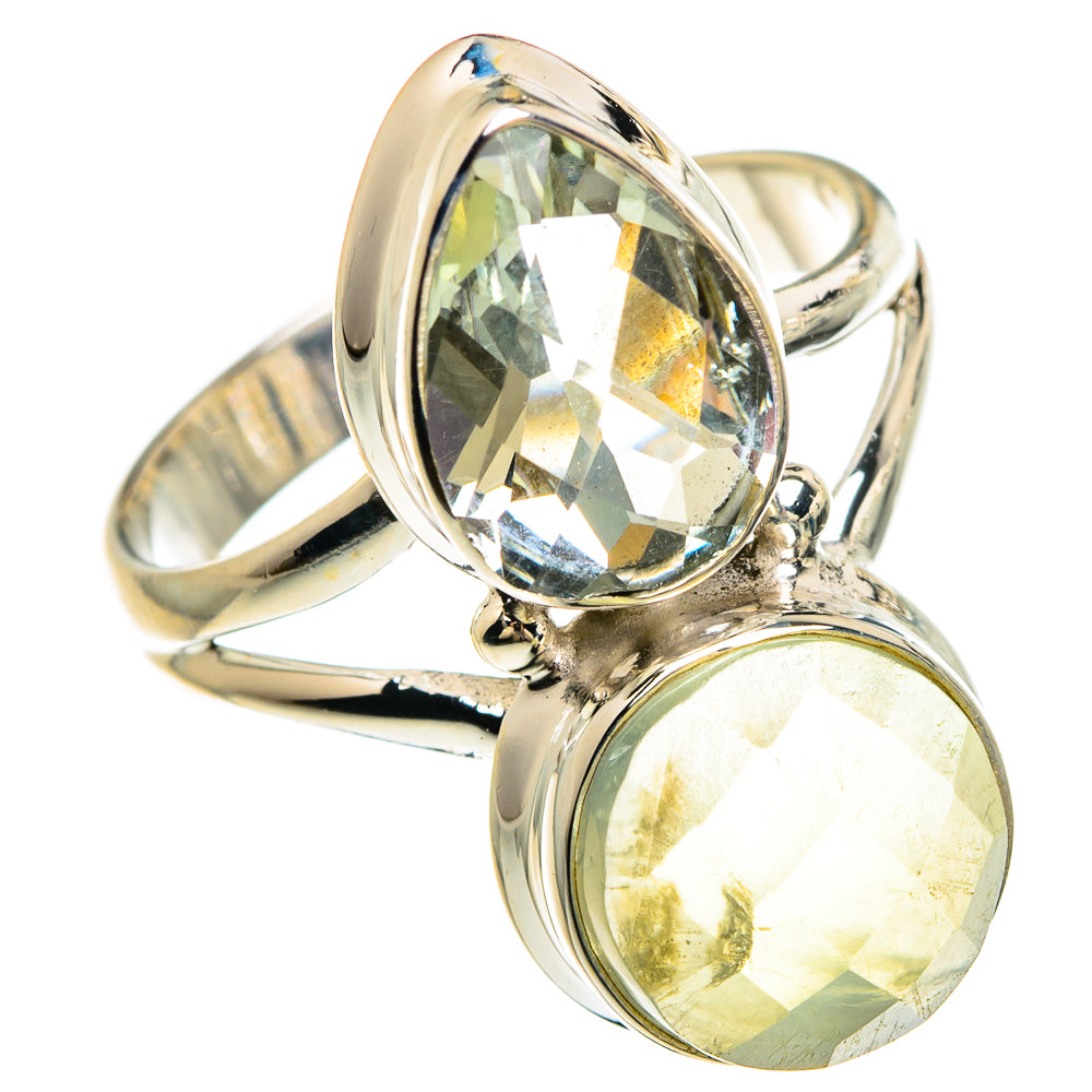 Prehnite Rings handcrafted by Anasilvercos - RING83609