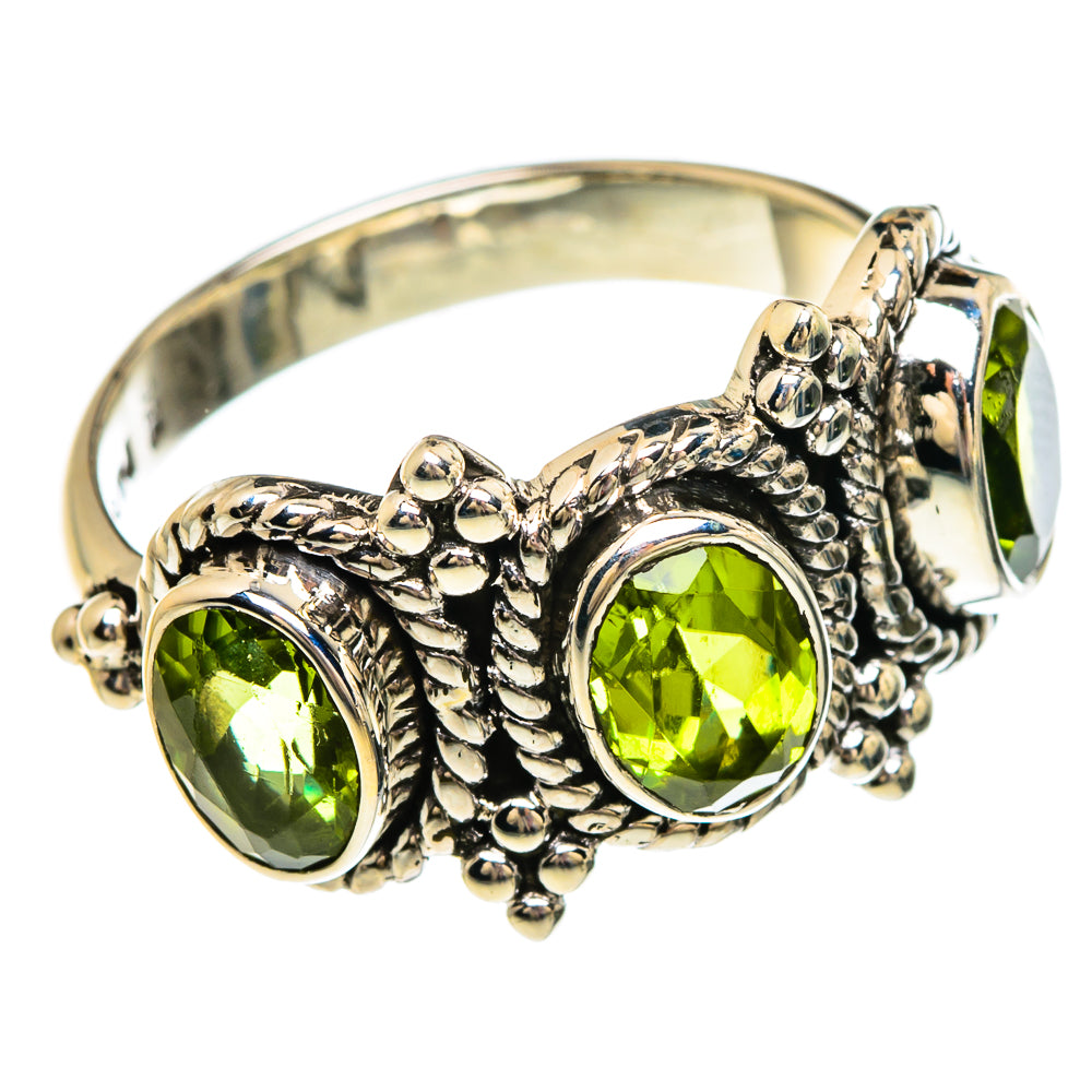 Peridot Rings handcrafted by Anasilvercos - RING83610