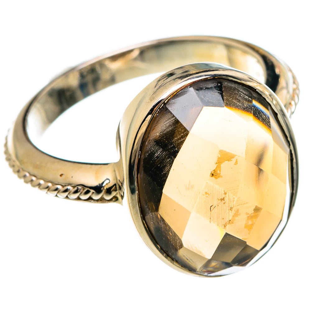 Smoky Quartz Rings handcrafted by Anasilvercos - RING83613