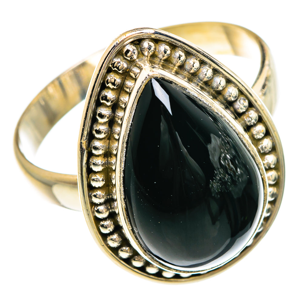 Black Onyx Rings handcrafted by Anasilvercos - RING83630