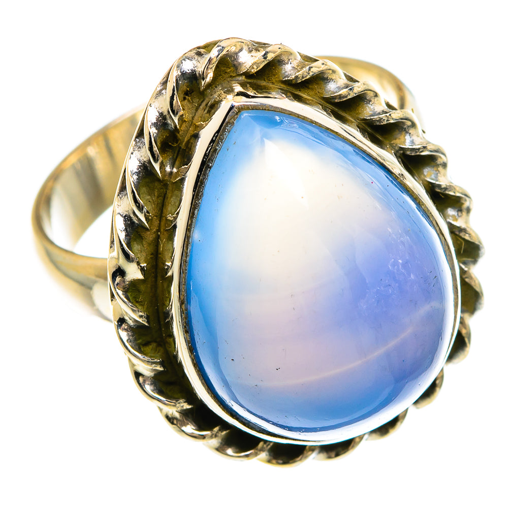 Chalcedony Rings handcrafted by Anasilvercos - RING83646