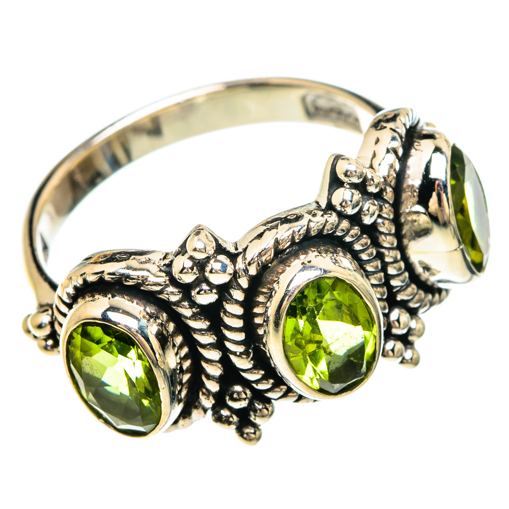 Peridot Rings handcrafted by Anasilvercos - RING83650