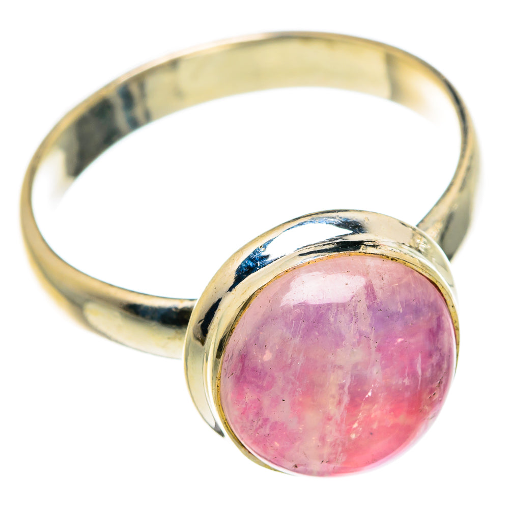 Pink Moonstone Rings handcrafted by Anasilvercos - RING83664