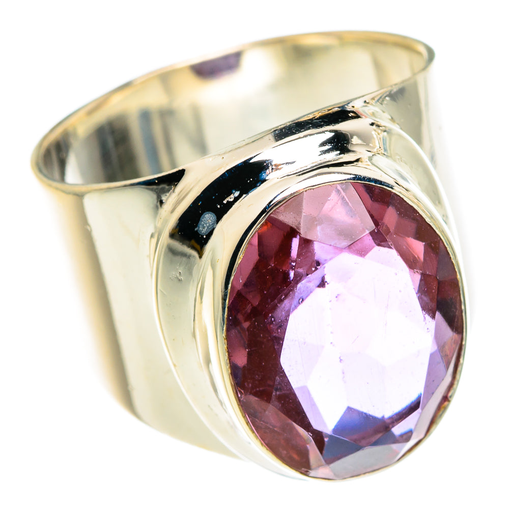 Color Change Alexandrite (lab.) Rings handcrafted by Anasilvercos - RING83666