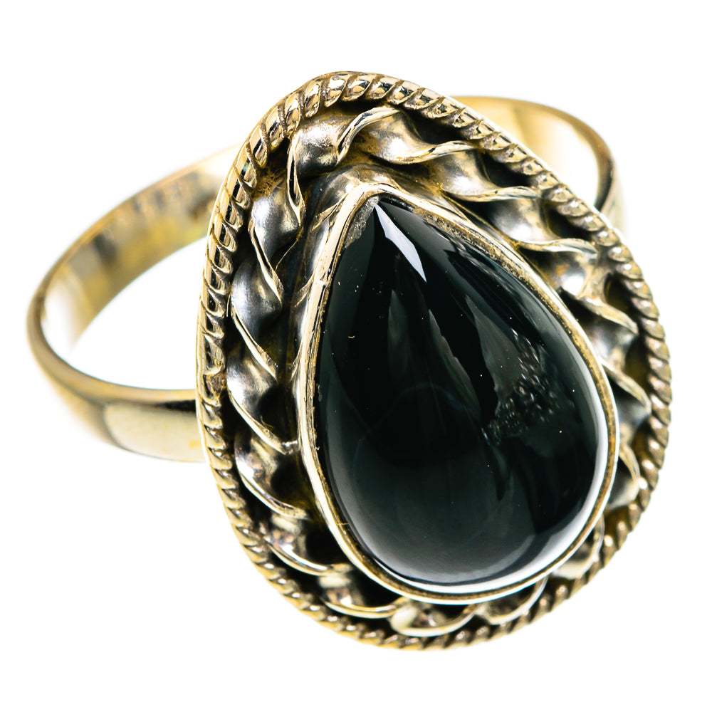 Black Onyx Rings handcrafted by Anasilvercos - RING83670
