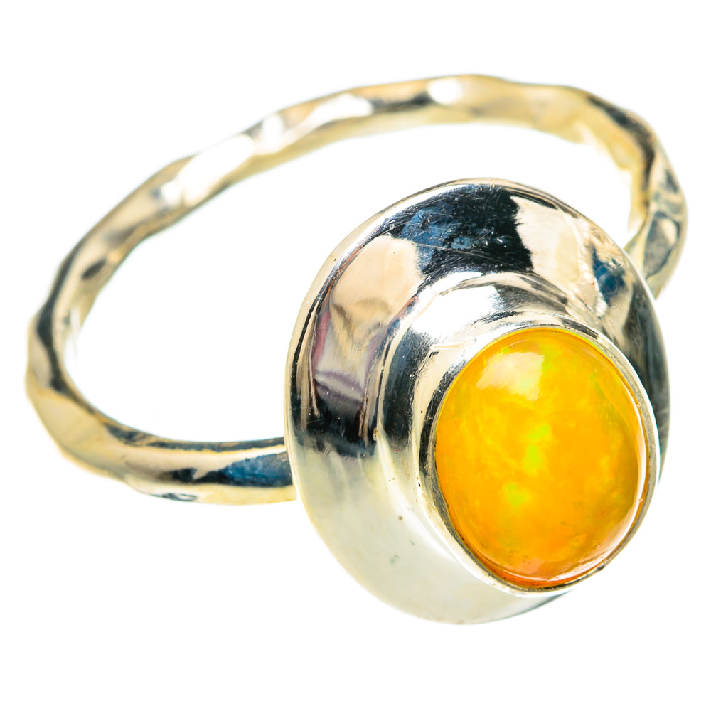 Ethiopian Opal Rings handcrafted by Anasilvercos - RING83677