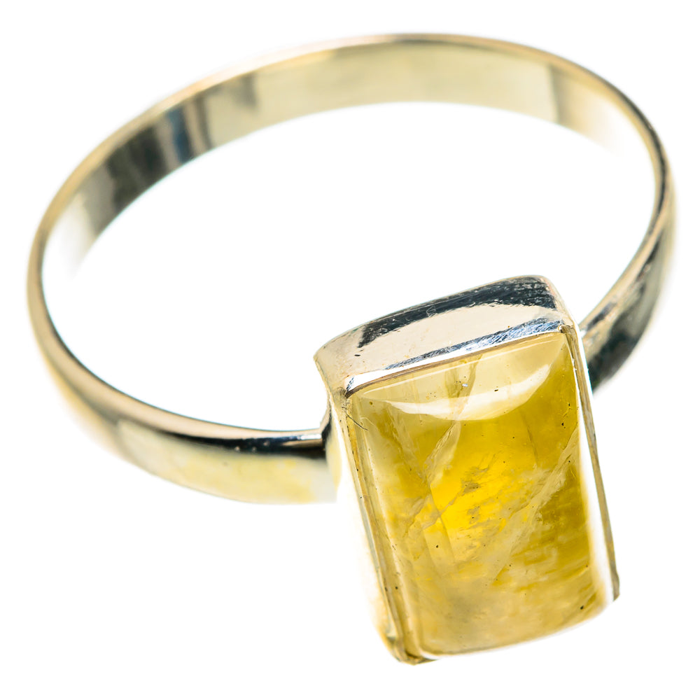 Yellow Moonstone Rings handcrafted by Anasilvercos - RING83679 - Photo 2