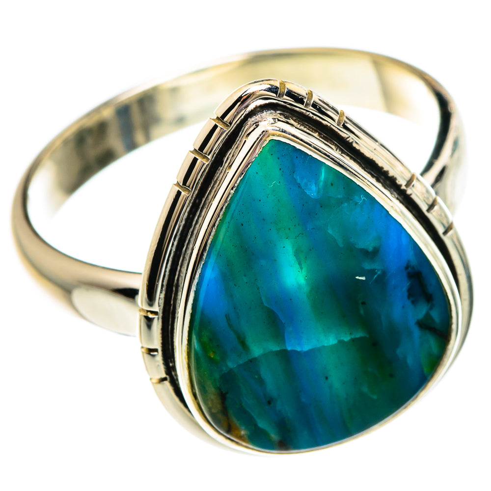 Chrysocolla Rings handcrafted by Anasilvercos - RING83685