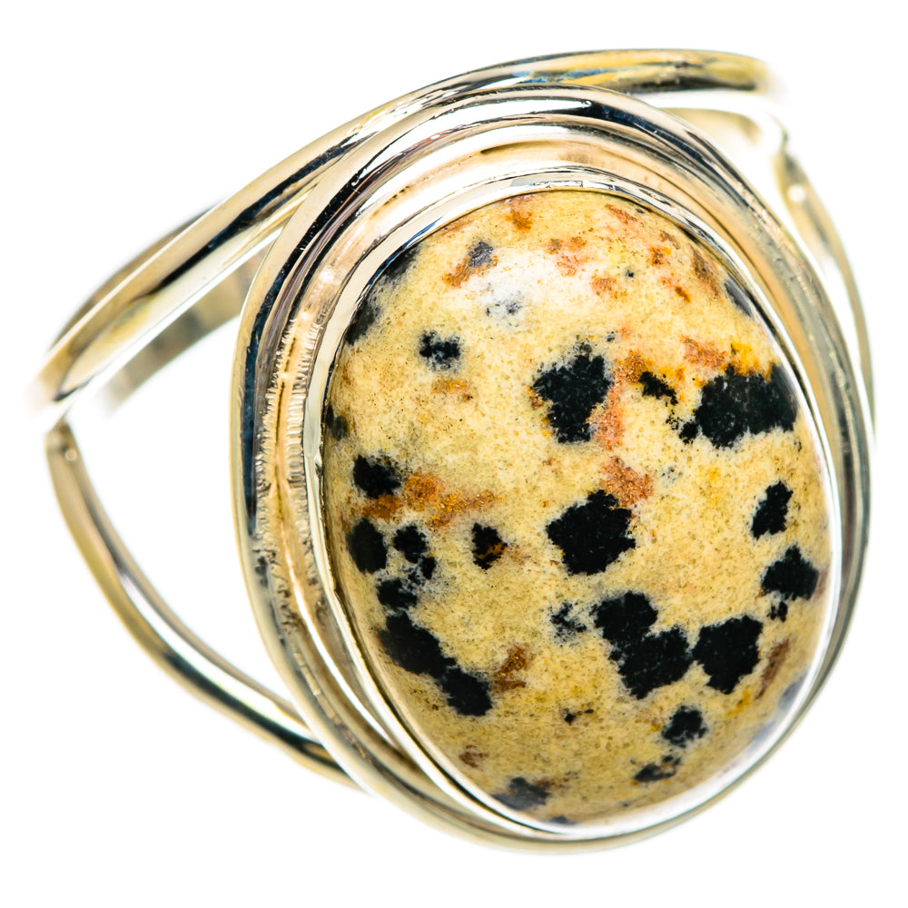 Dalmatian Jasper Rings handcrafted by Anasilvercos - RING83692 - Photo 2